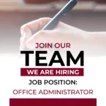 Application for the position of Office Administrator